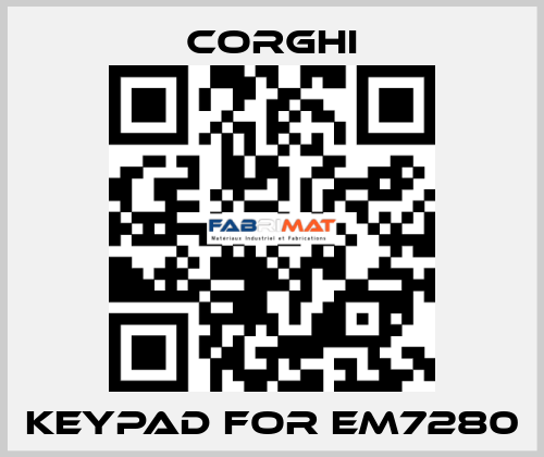 keypad for em7280 Corghi