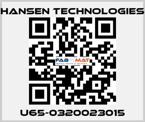 U65-0320023015 HANSEN TECHNOLOGIES
