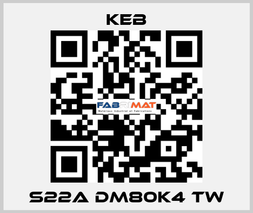 S22A DM80K4 TW KEB