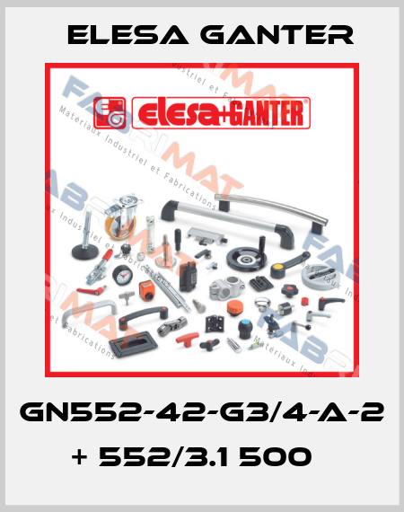 GN552-42-G3/4-A-2 + 552/3.1 500   Elesa Ganter
