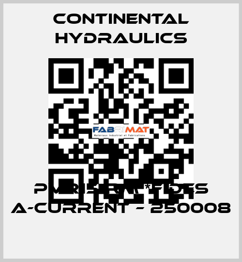 PVR15-RM *F DES A-CURRENT – 250008 Continental Hydraulics