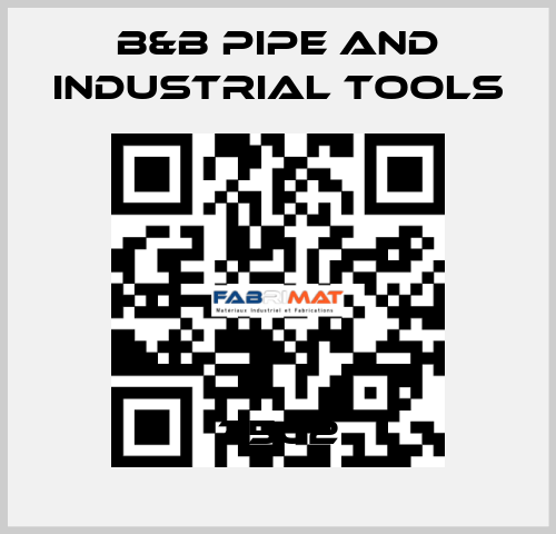 3502 B&B Pipe and Industrial Tools