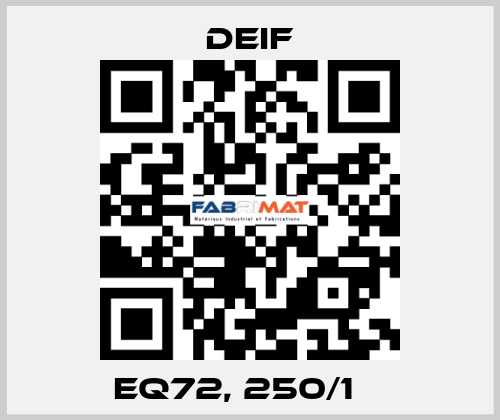 EQ72, 250/1 А Deif