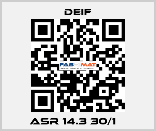 ASR 14.3 30/1 А Deif