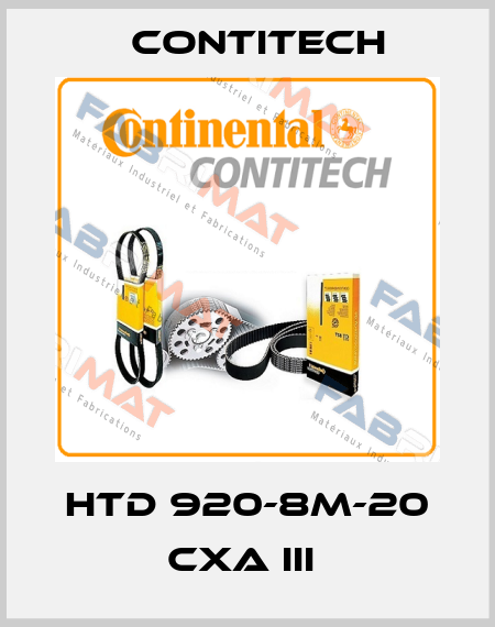 HTD 920-8M-20 CXA III  Contitech