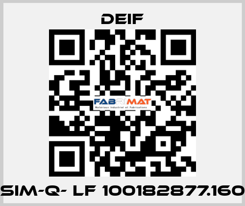 SIM-Q- LF 100182877.160 Deif