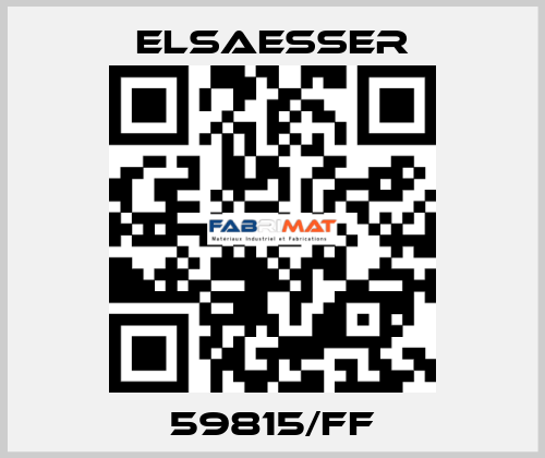 59815/FF ELSAESSER