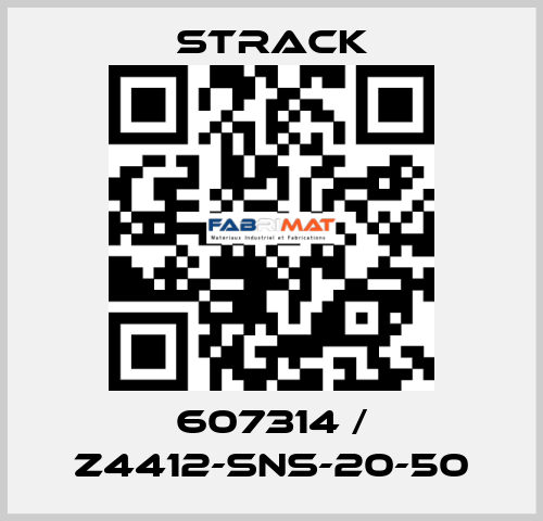 607314 / Z4412-SNS-20-50 Strack