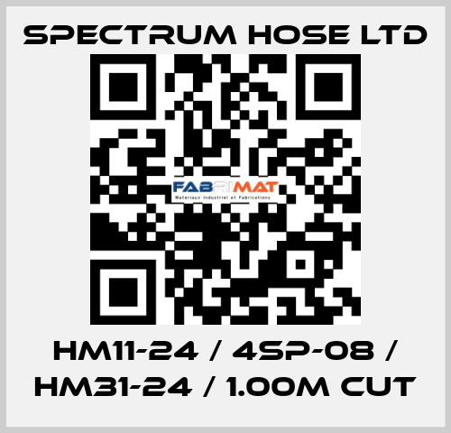HM11-24 / 4SP-08 / HM31-24 / 1.00M CUT Spectrum Hose Ltd