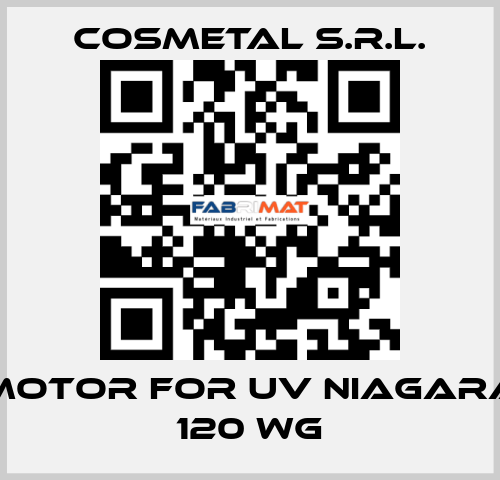 motor for UV NIAGARA 120 WG Cosmetal s.r.l.