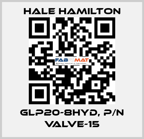 GLP20-8HYD, p/n VALVE-15 HALE HAMILTON