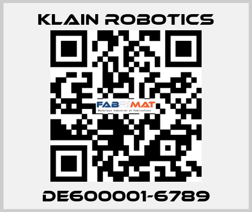 DE600001-6789 Klain Robotics
