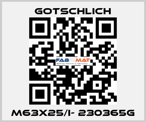 M63x25/I- 230365g Gotschlich