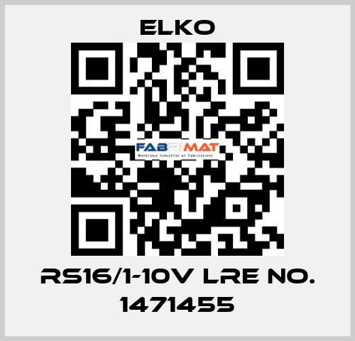 RS16/1-10V LRE No. 1471455 Elko