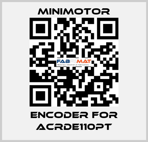 Encoder for ACRDE110PT Minimotor