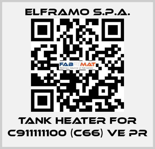 tank heater for C911111100 (C66) VE PR Elframo S.P.A.