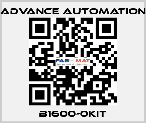 B1600-0KIT Advance Automation