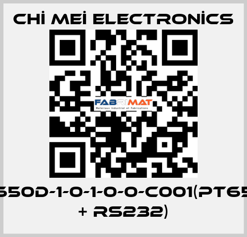 PT650D-1-0-1-0-0-C001(PT650D + RS232) CHİ MEİ ELECTRONİCS