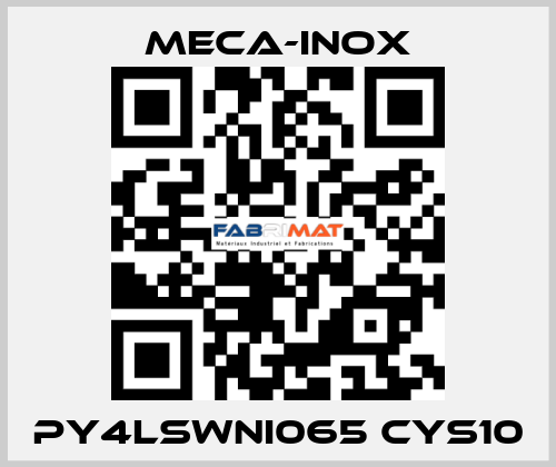 PY4LSWNI065 CYS10 Meca-Inox