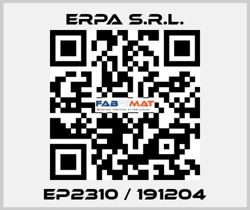 EP2310 / 191204 ERPA s.r.l.