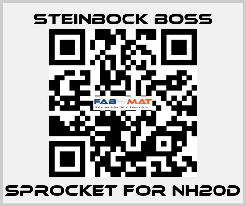 sprocket for NH20D Steinbock Boss