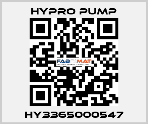HY3365000547 Hypro Pump
