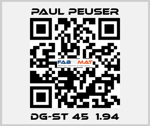 DG-ST 45，1.94 PAUL PEUSER