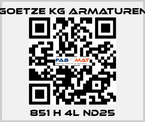 851 H 4L ND25 Goetze KG Armaturen