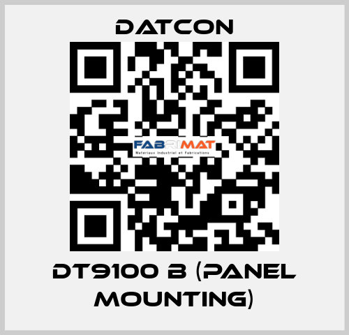 DT9100 B (panel mounting) Datcon