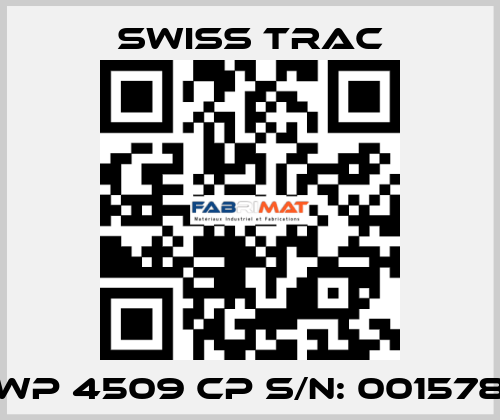 WP 4509 CP S/N: 001578 Swiss Trac