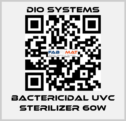 Bactericidal UVC Sterilizer 60W Dio Systems