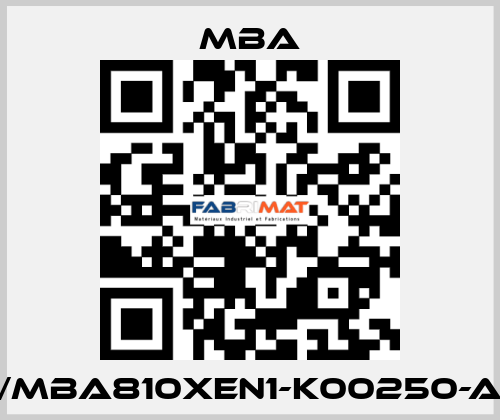 1213340/MBA810XEN1-K00250-A-XXXXX MBA