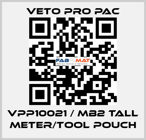 VPP10021 / MB2 Tall Meter/Tool Pouch Veto Pro Pac