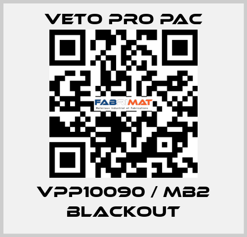 VPP10090 / MB2 BLACKOUT Veto Pro Pac