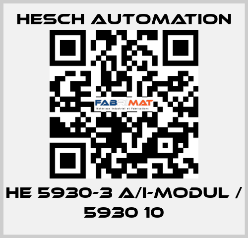 HE 5930-3 A/I-Modul / 5930 10 Hesch Automation