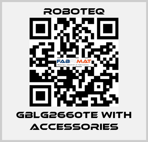 GBLG2660TE with accessories Roboteq