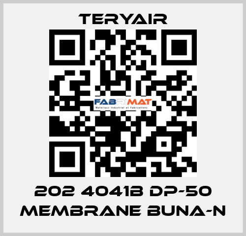 202 4041B DP-50 Membrane Buna-N TERYAIR