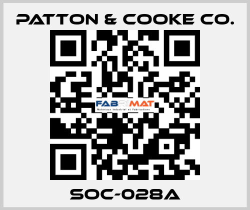 SOC-028A Patton & Cooke Co.