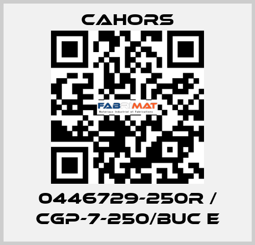 0446729-250R / CGP-7-250/BUC E CAHORS