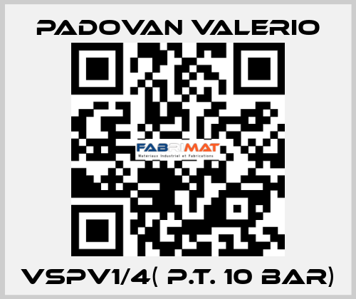VSPV1/4( p.t. 10 bar) PADOVAN VALERIO
