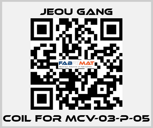 coil for MCV-03-P-05 Jeou Gang
