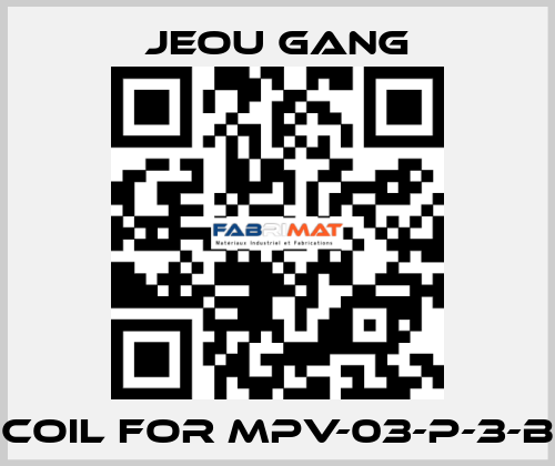 coil for MPV-03-P-3-B Jeou Gang