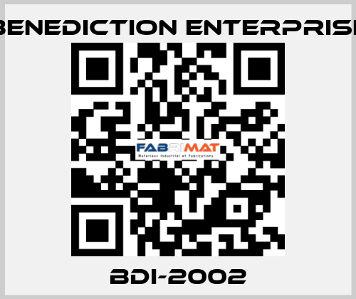 BDI-2002 Benediction Enterprise