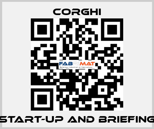 Start-up and briefing Corghi