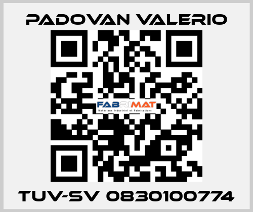 TUV-SV 0830100774 PADOVAN VALERIO