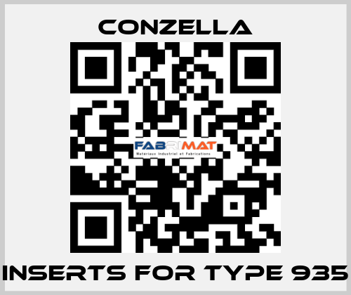 inserts for Type 935 Conzella