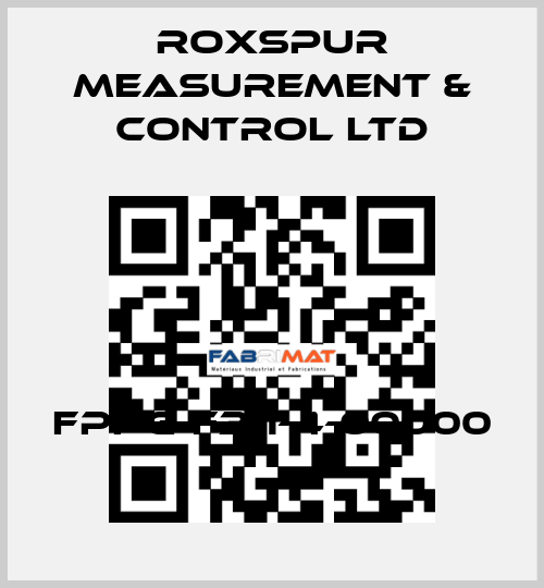 FPPG-F3-1-4-00000 Roxspur Measurement & Control Ltd
