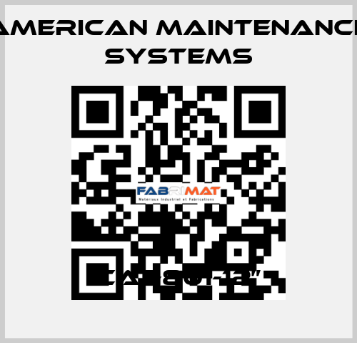 CAT-801-12” American Maintenance Systems