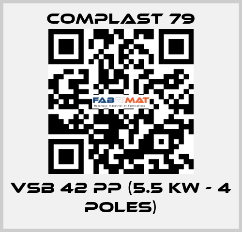 VSB 42 PP (5.5 Kw - 4 poles) COMPLAST 79