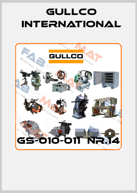 GS-010-011  Nr.14  Gullco International